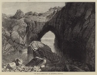 Die Teufelspfanne bei Cadgewith, Cornwall